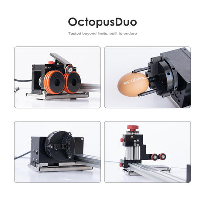 Octopus Duo 3-in-1 Roller & Chuck Laser Rotary Attachment
